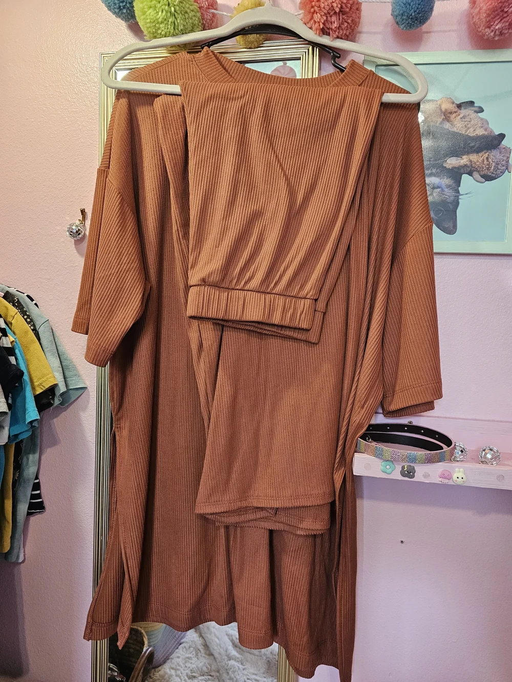 Dressed in LALA cozy rust